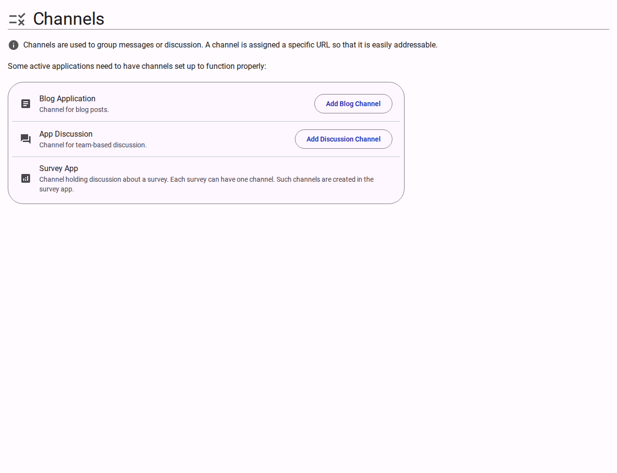 Team Channels Management