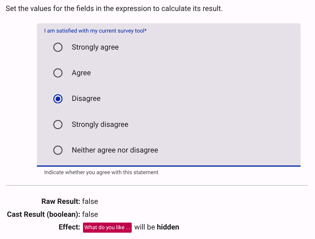 Logic Expression Test
