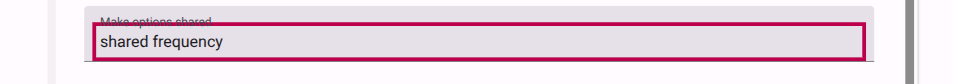 Make options shared toggle