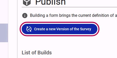 Create a new version