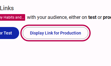 Display Link for Production