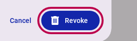 Confirm API key revocation