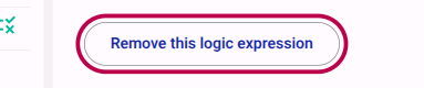 Remove this logic expression button